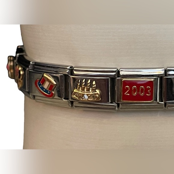 Walt Disney 9mm Italian Add-A-Link Charm Bracelet - Picture 4 of 10